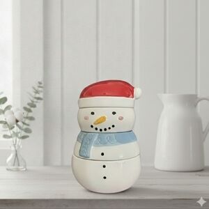 NEW The Bakehouse Snowman Christmas Measuring Cups Set